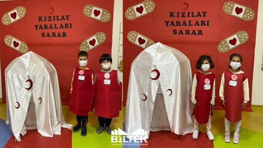 Biltek Okulları Kurtköy Kampüsü Anasınıfı Kızılay Haftası Etkinlikleri