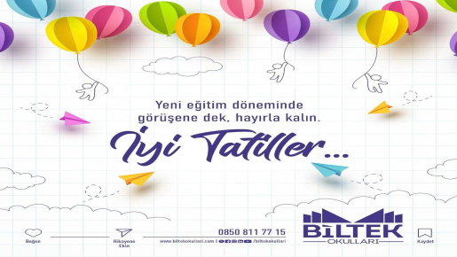 ÖZEL ANKARA BİLTEK İLKOKULU KARNE GÜNÜMÜZ