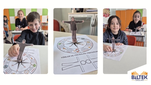 YÖNLER KONUSUNU KEŞFEDEREK ÖĞRENDİK