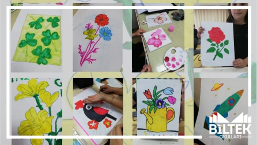 İlkokulda Renklerin Tonları ile Sanat