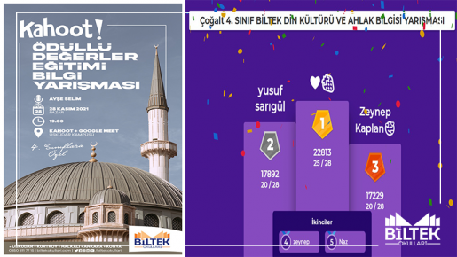 Üsküdar Kampüsü 4.Sınıflar Kahoot Yarışması