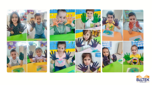 ÖZEL ANKARA BİLTEK ANAOKULU'NDA RENKLERİ KEŞFETTİK