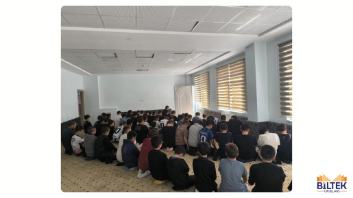 ÖZEL ANKARA BİLTEK ORTAOKULU'NDA ÖĞLE NAMAZI CEMAAT İLE İHYA EDİLİYOR